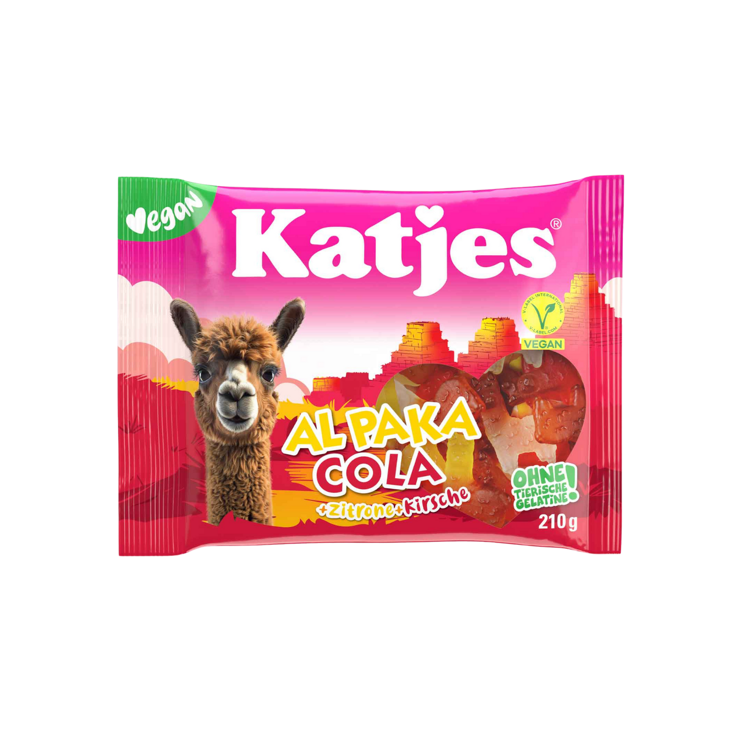 Katjes Al Paka Cola + Zitrone + Kirsche 210 g