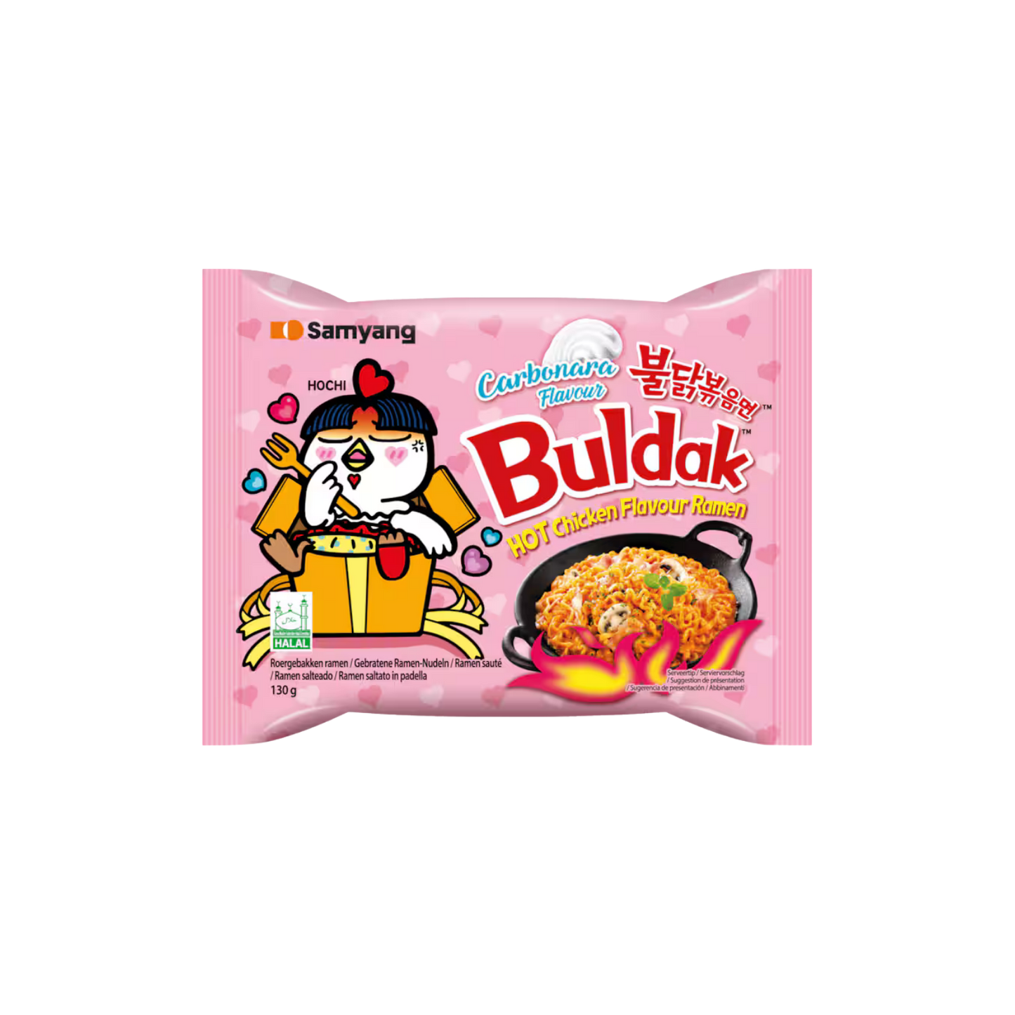 Samyang Buldak Hot Chicken Carbonara Flavor Ramen 130 g
