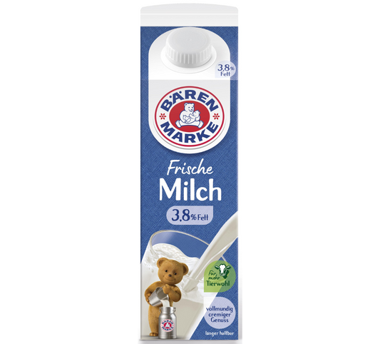Bärenmarke H-Vollmilch 3,5 % 1 l