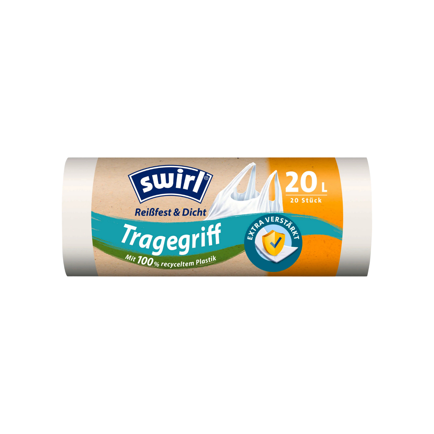 Swirl® Müllbeutel mit Tragegriff 20 l (20 Stück)